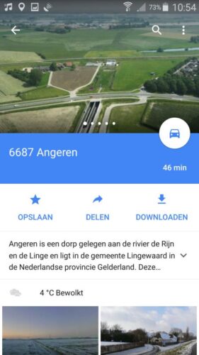 Uitleg offline kaart Google Maps - Stap 2