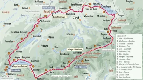 Route Rondje Zwitserland