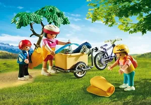 Fietsvakantie met playmobil