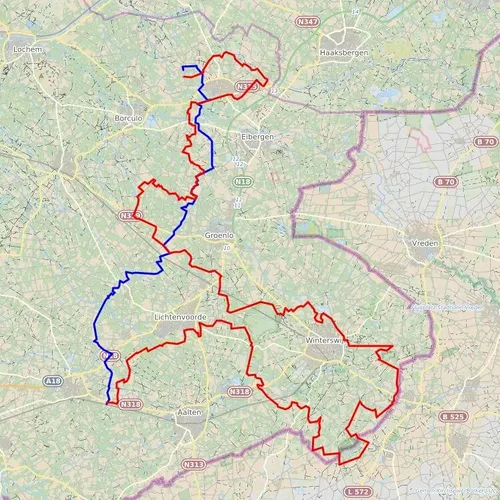 Routeverschil bikepacker en vakantiefietser