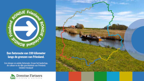 Fietsgids Rondje Friesland ISBN 9789090357379