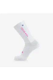 Fietssokken rcr r wit roze