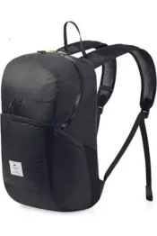 Black Naturehike Mannen Rugzak 170G Ultralight Schoudertas Vrouwen Man Tas Waterdichte Opvouwbare Tas 25L Reizen Knapzak Wandelen Dagrugzak